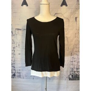 Black cotton t-shirt